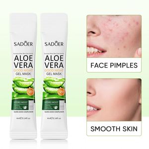 Nieuw Korea Aloë Vera Gel Anti-acne Verzachtende Cosmetische Gezichtsmasker Hydraterende Herstellende Gezichtshuid <span class=keywords><strong>Freezer</strong></span> Gel Gezichtsmasker - Product Image 1