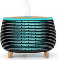 Humidificateur d'air électrique portable de table, diffuseur d'arômes, lumière LED de nuit à 7 couleurs, 400 ml, écologique, usage domestique, garantie 1 an