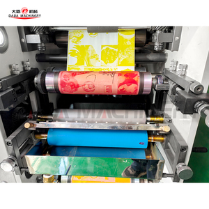 Macchina da Stampa Flessografica a 6 Colori per Bobine Strette con Sistema di Fustellatura IML e Sistema di Impilamento a Nastro Trasportatore - Product Image 4