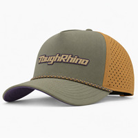 Casquette de golf et de baseball personnalisée de haute qualité, perforée au laser, séchage rapide, avec logo, respirante, pour sports de plein air