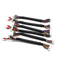 Ensemble de faisceau de câbles personnalisé CJT A2008H 22P à 14P, série SMH200, avec fil UL2517 24AWG et borne annulaire M4