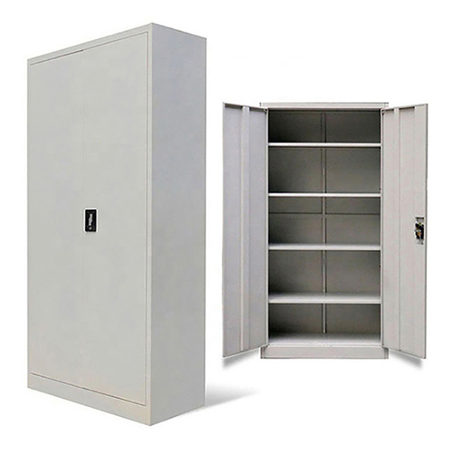 Fireproof Steel Filing Cabinet KD Structure Metal Office Storage Cupboard Space Saving Document Organizer for Office