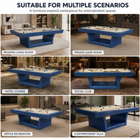 Table de billard 2-en-1 convertible sur mesure de 7 et 8 pieds pour salle de jeux à domicile – Vente en gros
