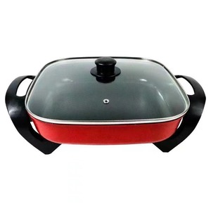 Vente chaude carré 6L cuisinière électrique cuisine saine marmite antiadhésive cuisson antiadhésive avec couvercle en verre pour la cuisson facile - Product Image 6