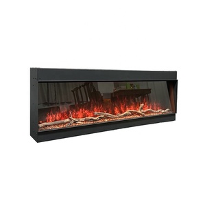 Chimenea Eléctrica Moderna de 40, 50, 60, 72, 80, 90 y 100 Pulgadas, Delgada, con <span class=keywords><strong>Llamas</strong></span> LED Integradas - Product Image 6