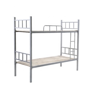 School Dormitory 2 Layers Bunk Bed for Adult With <b>Mattress</b> Apartment Metal Bunk Bed Iron <b>Double</b> Metal Bed - Product Image 4
