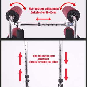 Equipo de entrenamiento de rehabilitación, ayuda para caminar, andador para Hemiplejía de accidente cerebrovascular para ancianos para deshabilitar - Product Image 3