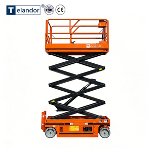 Plataforma Elevadora de Tijera Hidráulica Autopropulsada Pequeña de 20, 30 y 40 Pies con Certificación CE - Product Image 1