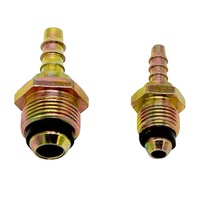 Raccords hydrauliques en acier au carbone, raccords rapides banjo pour tuyaux d'huile, fabriqués en fer durable