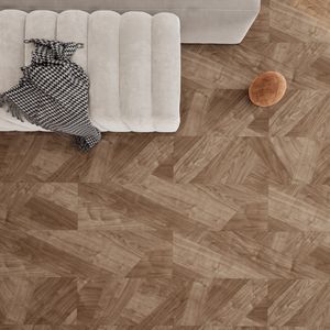 Revêtement de sol <span class=keywords><strong>stratifié</strong></span> à motifs de carreaux en <span class=keywords><strong>acajou</strong></span> rouge HDF avec revêtement de couche imperméable à la cire - Product Image 3