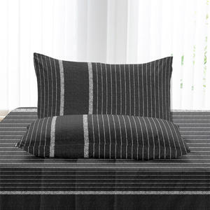 Ensemble de draps Queen luxueux et doux 100% polyester Design moderne Certifié OEKO-TEX 1800TC Nombre de fils - Product Image 5