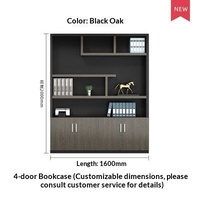 WJG-220X Armoire de classement de bureau exécutive en bois moderne et simple avec 2 tiroirs et organisateur de rangement verrouillable