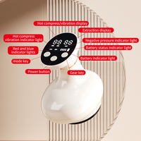 Masseur corporel électrique 3 en 1 pour pressothérapie lymphatique, massage à la ventouse, Gua Sha, anti-cellulite, pour amincir le corps