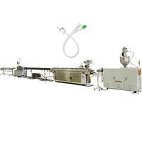 Machine de fabrication de sondes urétrales Foley en PVC UPVC de qualité hospitalière conforme à la norme CE