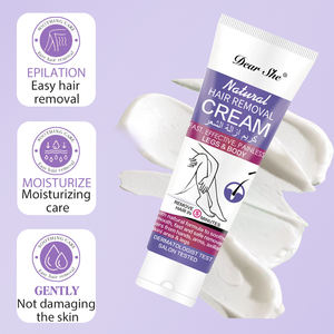 Dear She Crema <span class=keywords><strong>Depilatoria</strong></span> Istantanea per Gambe e Corpo alla Lavanda, 5 Minuti, OEM ODM, per Uomini e Donne - Product Image 3