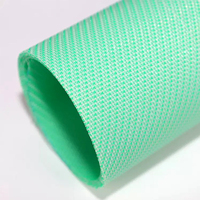Malla de formación de poliéster industrial, correa de tela para hacer papel de una sola capa, drenaje de larga duración para máquina de molino de papel, directo de fábrica