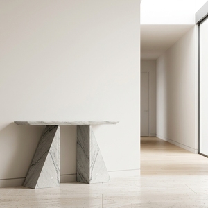 <span class=keywords><strong>Console</strong></span> d'entrée en marbre gris <span class=keywords><strong>moderne</strong></span>, durable et de haute qualité, pour la maison et l'atelier - Product Image 3