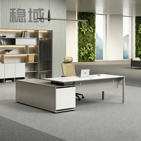 Bureau de direction moderne en bois modulaire, écologique, durable, avec un design luxueux