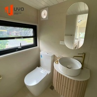 Villa moderne à deux étages entièrement meublée, maison modulaire en acier léger, imperméable, écologique, installation rapide pour 2 chambres
