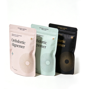 Goedkope plastic aligner zakjes met logo, lage minimale bestelhoeveelheid, voor tandenstokers, verpakking, ziplock zakje - Product Image 3