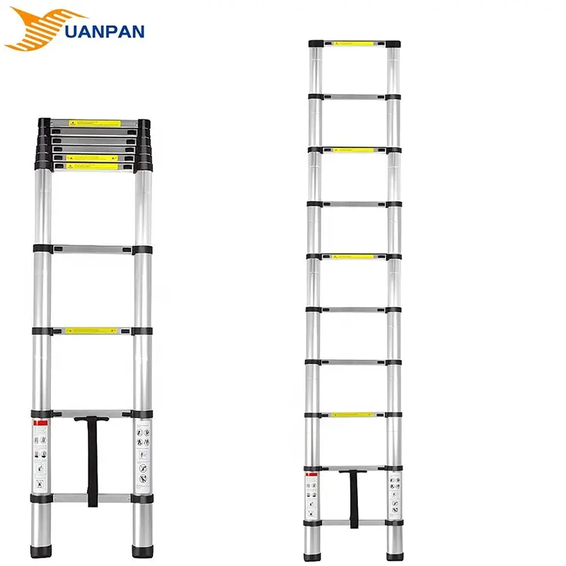 2M/2.6M/2.9M Aluminium Opvouwbare Draagbare Telescopische Ladder