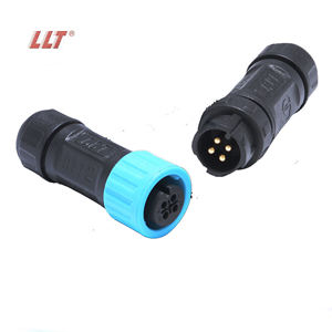 LLT M12 ip67 ip68 <span class=keywords><strong>2</strong></span>-контактный <span class=keywords><strong>3</strong></span>-контактный 4-контактный пуш-ап Быстрый замок против огони водонепроницаемый разъем сборки на месте - Product Image 1