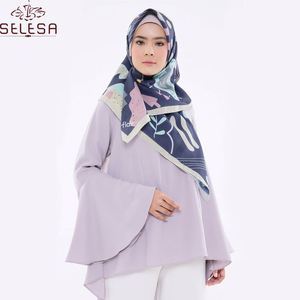Jersey di alta Qualità Designer Pakistano Abiti di Colore Solido 100 Delle Signore del Cotone Musulmano Con Hijab Sciarpa Donne - Product Image 4