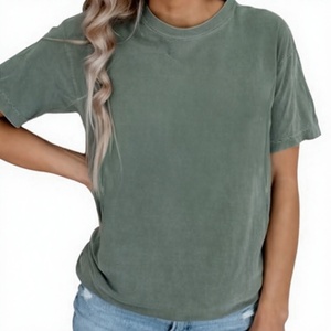 AEARGIV <span class=keywords><strong>T</strong></span>-<span class=keywords><strong>shirt</strong></span> de maternité pour femme, adapté à l'<span class=keywords><strong>allaitement</strong></span>, avec fermeture éclair, mélange de coton, coupe ample, vert, taille moyenne - Product Image 3