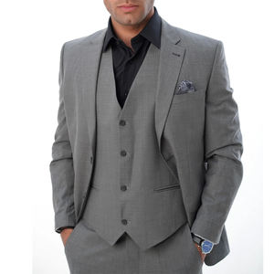 Traje de Pantalón y Chaqueta para Hombre, Premium, 100% Algodón, Transpirable, Conjunto de Dos Piezas para Uso Corporativo y Profesional - Product Image 2