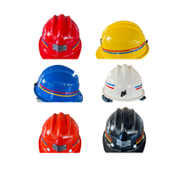Casque de sécurité en fibre de verre à trois nervures avec peinture FRP, résistant aux chocs, léger (480g), pour la sécurité des chantiers