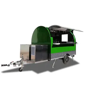 UKUNG可折叠食品车移动自行车食品咖啡车户外二手户外自动售货小吃食品拖车