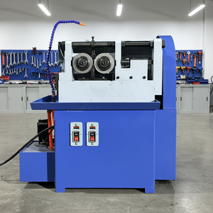 เครื่องทำเกลียวอัตโนมัติขนาดเล็ก รุ่น BM-12 พร้อมมอเตอร์เกียร์  วัสดุหลักเป็นเหล็ก  ความเร็ว 60 ชิ้น/นาที สำหรับการรีดเกลียว - Product Image 1