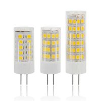 Ampoule LED G4 Dimmable 1-5W Équivalent halogène 2700K-6500K Blanc doux et chaud 12V/110-240V Éclairage de lustre sans scintillement