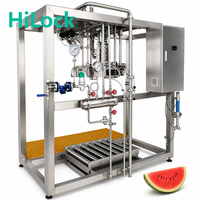 Machine de remplissage automatique économe en énergie pour jus de fruits, sauces, confitures, en bouteilles et sachets en plastique ou en verre, pour jus et purées