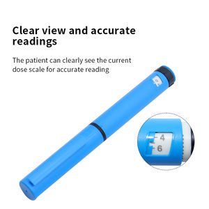 Qisu 3ml Nhấp vào liều insulin tiêm bút tái sử dụng Injector với bao bì hộp - Product Image 5