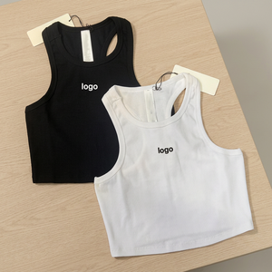 Camiseta Deportiva de Yoga Casual con Cuello en V, Ligera, Antideslizante, de Manga Corta, de Nylon Acanalado, para Escalada en Roca, para Mujer - Product Image 3