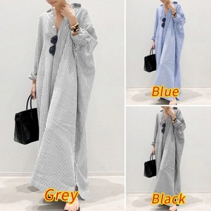 Cardigan Casual a righe Plus Size vestito da pendolare per l'autunno 2025 sud-est asiatico - Product Image 1