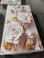 Panneau mural UV haute brillance avec texture Book Match pour mur d'accentuation et projets intérieurs à installation rapide