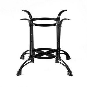 Base de Mesa Redonda Moderna de Hierro Negro en Oferta para Cubiertas de Vidrio y Mármol, Ideal para Comedor, Sala de Estar y Oficina en Casa - Product Image 4