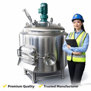 Tanque de Maceración Eléctrico para Cervecería, de Acero Inoxidable, con Fondo Falso Aislado, de 500l, 1000l, 2000l y 3000l, con Agitador - Product Image 4