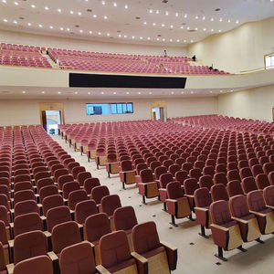 Precio de fábrica, sillas de asiento de cine, venta al por mayor, silla plegable de iglesia de auditorio universitario - Product Image 3