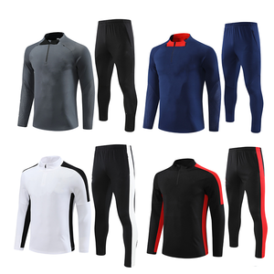 New Season Club Blue Herren Fußball Trainings anzug Top Thai Qualität Fußball Trainings anzug Custom Sweat suit - Product Image 2