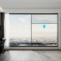 Ventanas Corredizas de Fibra de Vidrio con Doble Acristalamiento, Modernas, Eficientes Energéticamente, de Apertura Horizontal Pequeña, en Oferta