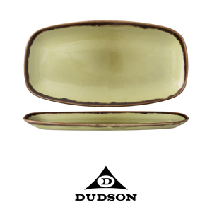 Plateau de service rectangulaire Harvest Green 35,5 × 19 cm en céramique Dudson Ceramicadecoratamano - Product Image 4