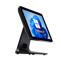 Système de point de vente pour supermarchés en gros, Windows 10/Android 11, écran tactile capacitif, caisse enregistreuse avec écran client de 11,6 pouces