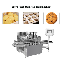 Machine à biscuits à fil coupé trois couleurs Longyu pour boulangerie industrielle, moule personnalisé, extrudeuse de biscuits multicolores pour usine alimentaire