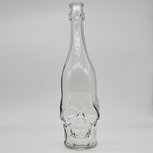 <span class=keywords><strong>Botella</strong></span> <span class=keywords><strong>de</strong></span> Vidrio con Forma <span class=keywords><strong>de</strong></span> <span class=keywords><strong>Calavera</strong></span> para Whisky, <span class=keywords><strong>Vodka</strong></span>, Brandy y Licores, con Tapón <span class=keywords><strong>de</strong></span> Corcho, Venta al por Mayor - Product Image 6
