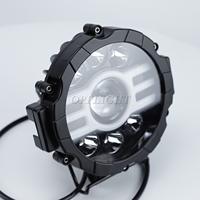 Accessoires de voiture de 7 pouces, projecteur de 7 pouces, 45W, feux de route et de croisement, lampe de travail ronde à LED pour voiture 4x4, vente en gros