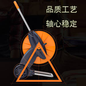 Carrete para manguera de jardín de 50 pies, naranja, independiente, para almacenamiento de tuberías de agua y riego exterior - Product Image 2