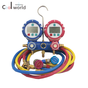 एक/सी R600 R32 <span class=keywords><strong>R134</strong></span> डिजिटल वैक्यूम कई गुना गेज कम/उच्च HVAC - Product Image 2